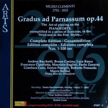 4CD Muzio Clementi: Gradus Ad Parnassum Op. 44