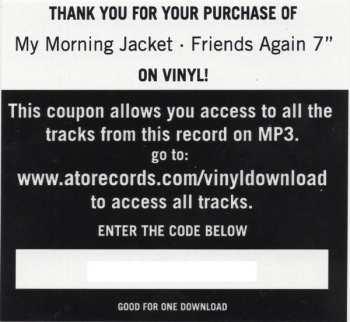 SP My Morning Jacket: Friends Again CLR | LTD