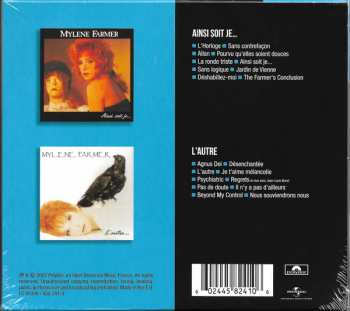 2CD/Zestaw pudełkowy Mylène Farmer: Ainsi Soit Je... / L'autre