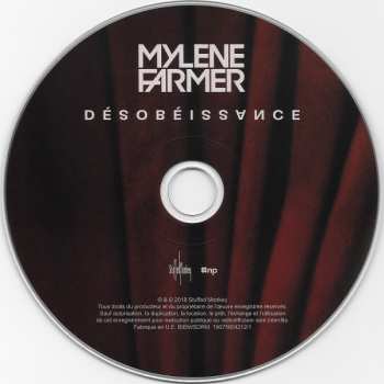 CD/DVD/Zestaw pudełkowy Mylène Farmer: Désobéissance LTD