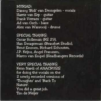CD Myriad: Maior Quam Vita (The Bidi Years 1991-1994)