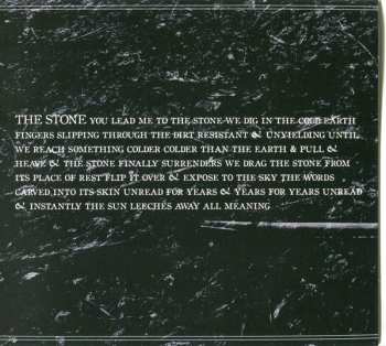 CD Nadja: The Stone Is Not Hit By The Sun, Nor Carved With A Knife