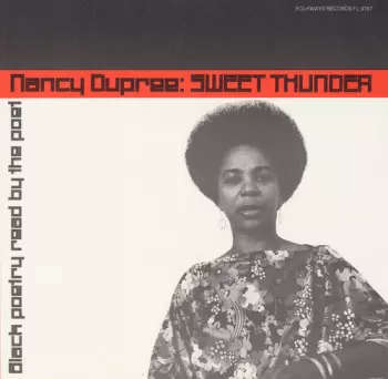 Nancy Dupree: Sweet Thunder: Black Poetry By Nancy Dupree