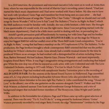 CD Nancy Wilson: All In Love Is Fair / Come Get To This