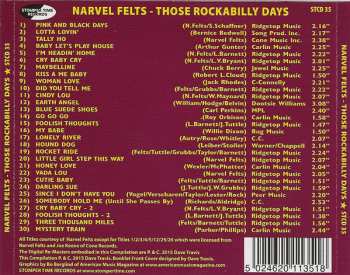 CD Narvel Felts: Those Rockabilly Days
