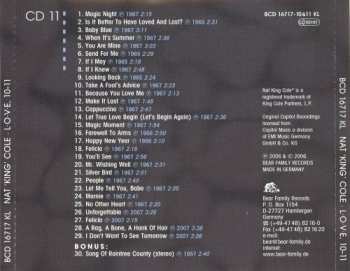 11CD/Zestaw pudełkowy Nat King Cole: L-O-V-E: The Complete Capitol Recordings 1960 - 1964