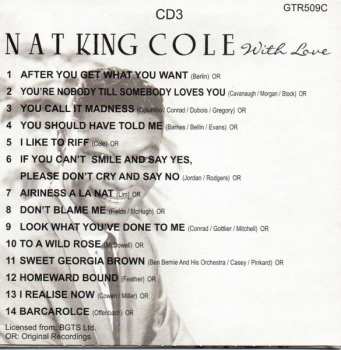 5CD/Zestaw pudełkowy Nat King Cole: With Love
