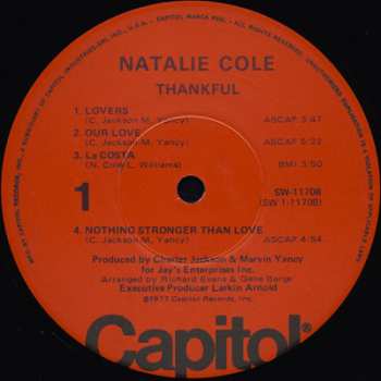 LP Natalie Cole: Thankful