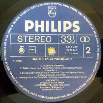 LP Nazareth: Malice In Wonderland