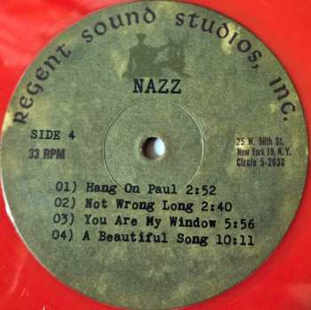 4LP Nazz: Lost Masters & Demos CLR | LTD