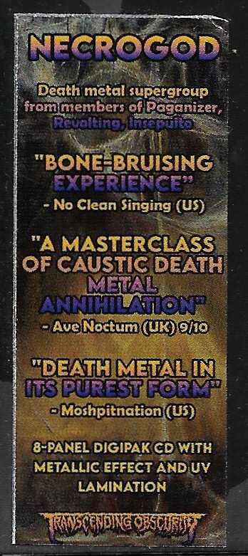 CD Necrogod: In Extremis 
