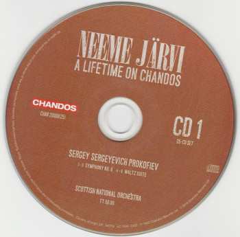 25CD/Zestaw pudełkowy Neeme Järvi: A Lifetime On Chandos