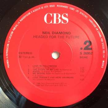 LP Neil Diamond: Headed For The Future
