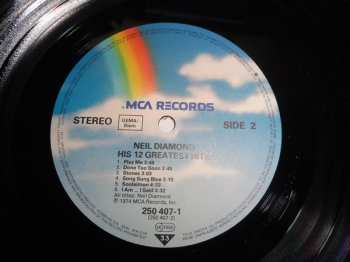 LP Neil Diamond: His 12 Greatest Hits