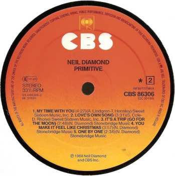 LP Neil Diamond: Primitive