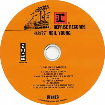 3CD/2DVD/Zestaw pudełkowy Neil Young: Harvest - 50th Anniversary Edition DLX