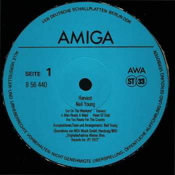 LP Neil Young: Harvest