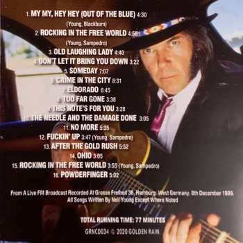CD Neil Young: Hey Hey Hamburg - Germany Broadcast 1989