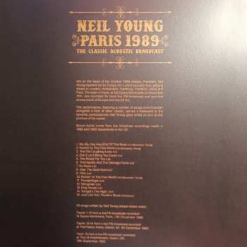 2LP Neil Young: Paris 1989 - The Classic Acoustic Broadcast