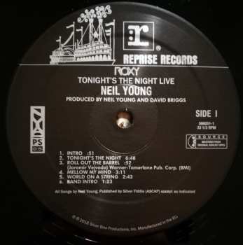 2LP Neil Young: Roxy (Tonight's The Night Live)