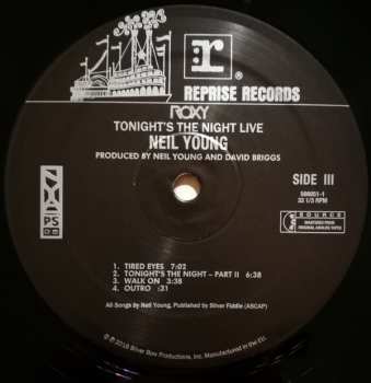 2LP Neil Young: Roxy (Tonight's The Night Live)
