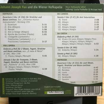 CD Neue Hofkapelle Graz: Und die wiener hofkapelle