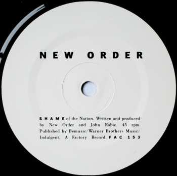SP New Order: State Of The Nation / Shame Of The Nation