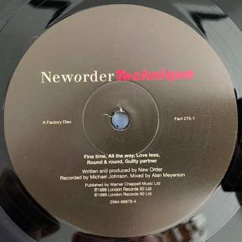 LP New Order: Technique
