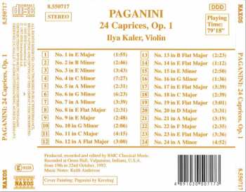 CD Niccolò Paganini: 24 Caprices, Op. 1