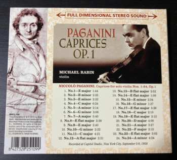 CD Niccolò Paganini: Caprices Op.1
