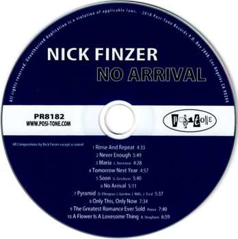 CD Nick Finzer: No Arrival DIGI