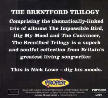 3CD/Zestaw pudełkowy Nick Lowe: The Brentford Trilogy