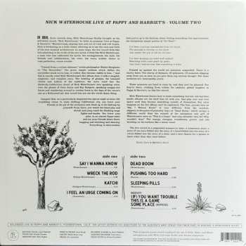 2LP Nick Waterhouse:        Live At Pappy & Harriet's: In Person From The High Desert - Vol. I & II LTD