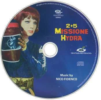 CD Nico Fidenco: 2+5 Missione Hydra (Original Soundtrack) LTD