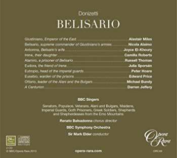 2CD/Zestaw pudełkowy BBC Symphony Orchestra: Belisario