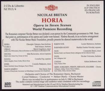 2CD/Zestaw pudełkowy Nicolae Bretan: Horia