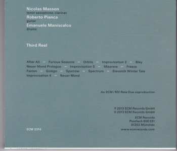 CD Nicolas Masson: Third Reel