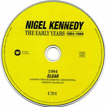 7CD/Zestaw pudełkowy Nigel Kennedy: The Early Years 1984-1989