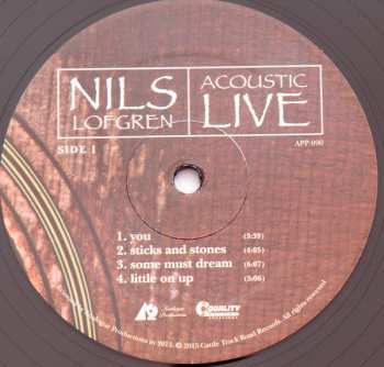 2LP Nils Lofgren: Acoustic Live LTD