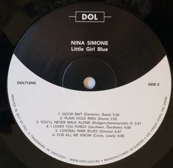 LP Nina Simone: Little Girl Blue DLX
