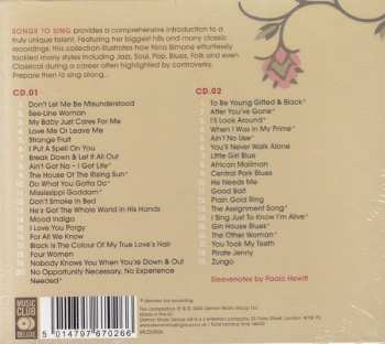 2CD Nina Simone: Songs To Sing (The Best Of Nina Simone)