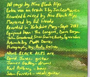 CD Nine Black Alps: Sirens