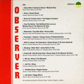 4CD/Zestaw pudełkowy Niney The Observer: The Observer Master Mix Collection