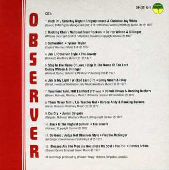 4CD/Zestaw pudełkowy Niney The Observer: The Observer Master Mix Collection