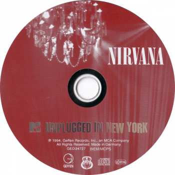 CD Nirvana: MTV Unplugged In New York