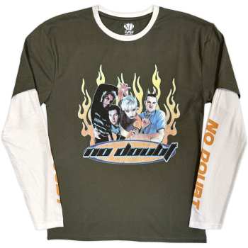 Merch No Doubt: Layered Long Sleeve Koszulka Flames