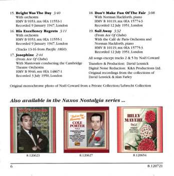 CD Noël Coward: I Wonder What Happened To Him - The Complete Recordings, Vol.4: 1944-1951