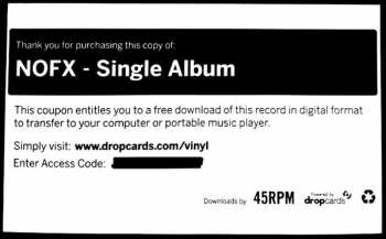 LP NOFX: Single Album