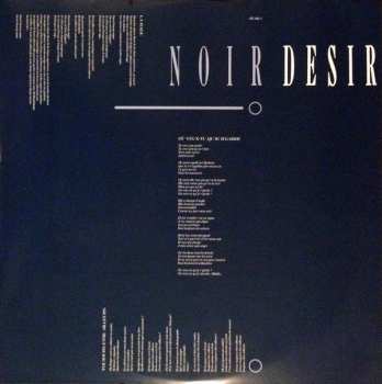 LP Noir Désir: Où Veux-Tu Qu'Je R'garde LTD
