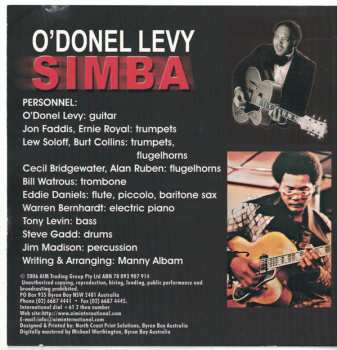 CD O'Donel Levy: Simba